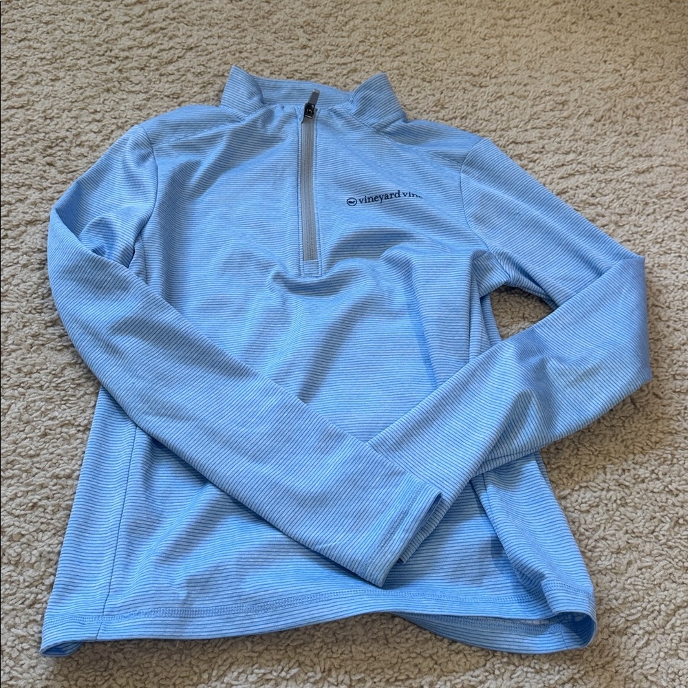 Vineyard Vines Kids' Blue, Green, and Striped Button Down Shirts - Picture 2 of 7